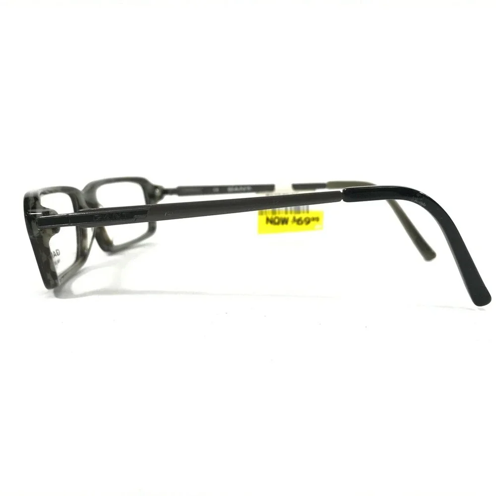 GANT Eyeglasses Frames G MERKIN BLK Black Gunmetal Gray Rectangular 54-15-140